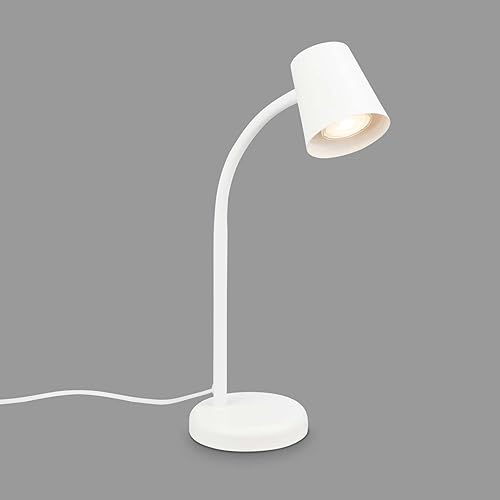 BRILONER – Nachttischlampe, Schreibtischlampe Schwenkbar, Tischlampe GU10 für Home Office mit...