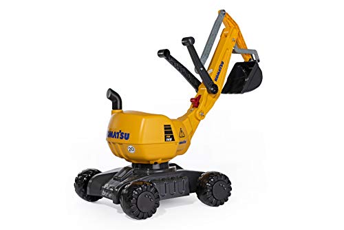 Rolly Toys rollyDigger Komatsu (Sandspielzeug, Farbe grau/gelb, für Kinder von 3-8 Jahre,...