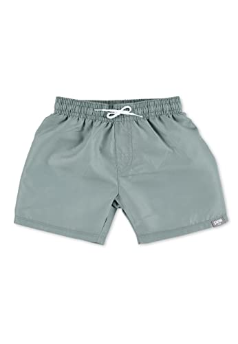 Sterntaler Unisex Kinder Jungen Badeshort Kinder Badeshorts Uni UV-Schutz 50+ dunkelgrün, 86/92