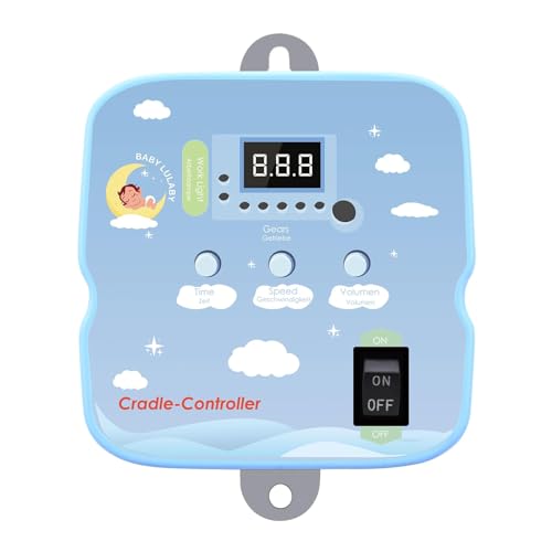 Biebuxo Elektrische Babyschaukel Controller Babywippe Controller mit 2 Stück Feder und...