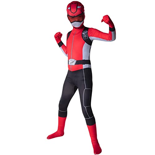 Morphsuits Power Rangers Kostüm Kinder Rot, Roter Power Ranger Kostüm, Power Ranger Kostüm Kinder...