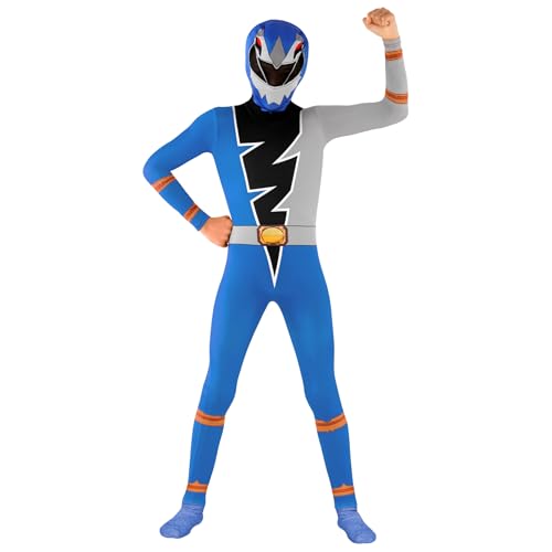 Morphsuits Power Rangers Kostüm Kinder, Power Ranger Kostüm Kinder, Ninja Kostüm Kinder Blau,...