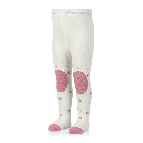 Sterntaler Baby - Mädchen kravlestrømpebukser Mabel Tights, Ecru, 80 EU