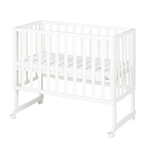 roba Stuben- und Beistellbett safe asleep® 3 in 1-45 x 90 cm - Höhenverstellbar - Komplettes...