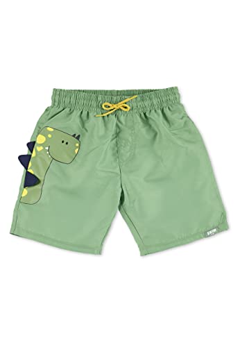 Sterntaler Unisex Kinder Jungen Badeshort Kinder Badeshorts Dino UV-Schutz 50+ hellgrün, 74/80 cm