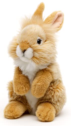 Uni-Toys - Angorakaninchen beige, stehend - 18 cm (Höhe) - Plüsch-Hase, Kaninchen - Plüschtier,...