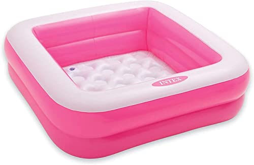 Intex Babypool Play Box Pool, Farblich Sortiert, 86 x 86 x 25 cm (Rosa)