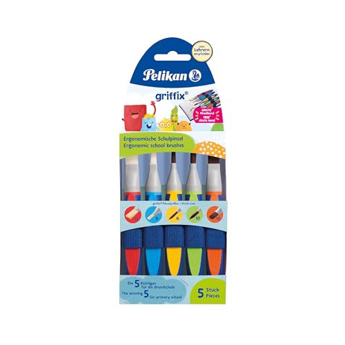 Pelikan 700733 Pinsel-Set, griffix mit Band, 5 Stück