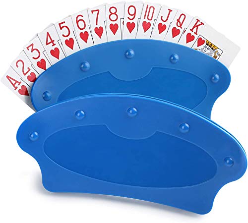 LotFancy Spielkartenhalter Kartenhalter Spielkarten für Senioren Kinder, 2 Stück...