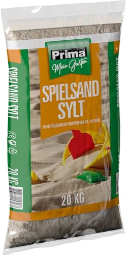 RBS24 Prima Spielsand Kinder Sandkasten Sand 20 kg - für Sandkästen und Spielplätze - frei von...