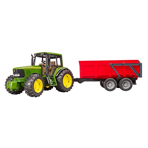 bruder 02057 - John Deere 6920 mit Wannenkippanhänger - 1:16 Bauernhof Landwirtschaft Traktor...