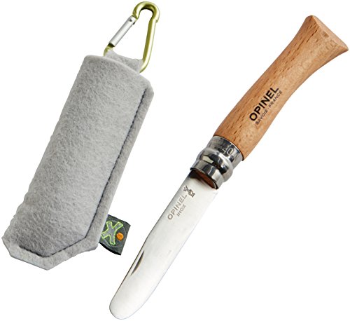 HABA Terra Kids Opinel Taschenmesser - robustes & handliches Schnitzmesser Set für Kinder ab 6...