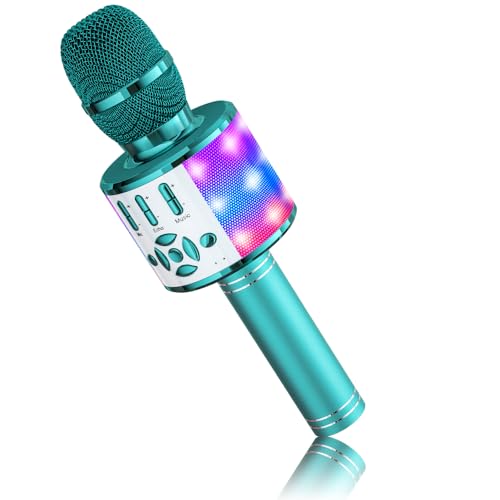 BONAOK Magic Sing Karaoke Mikrofon, Bluetooth Mikrofon Karaoke Kinder, 4 in 1 Sing Microphone,...