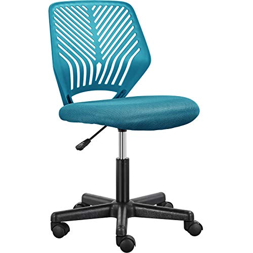 Yaheetech Bürostuhl Ergonomisch Schreibtischstuhl ohne Armlehnen Drehstuhl mit Rücklehne...