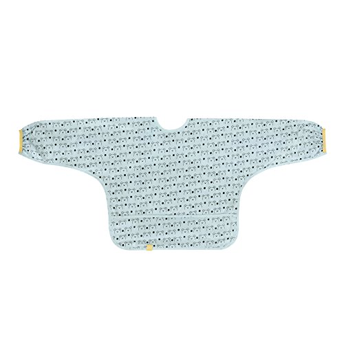 LÄSSIG Baby Kleinkind Langarmlätzchen Ärmellätzchen zum Binden Auffangschale/Long Sleeve Bib...