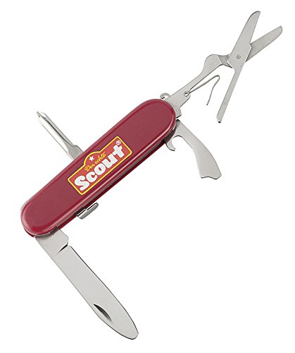 Happy People 19316 Der Echte Scout Kindertaschenmesser, Rot