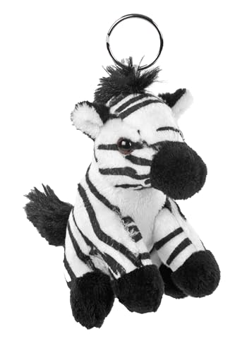 Wild Republic Clips Zebra, Plüschtier, 8 cm, Kuscheltier, Füllung besteht aus gesponnenen...