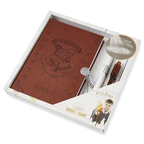 Harry Potter Tagebuch mit Schloss, Magisch und lustig Notizbuch, Schlüssel und Unsichtbar Stift,...