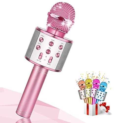Dislocati Mikrofon Kinder, Mädchen Geschenke 3-12 Jahre Mädchen Spielzeug ab 3-10 Jahre Mädchen...