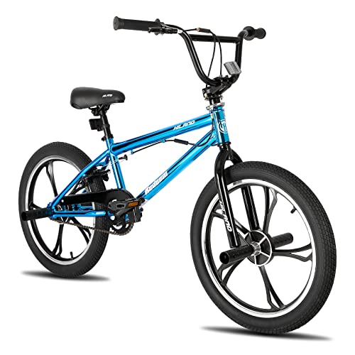 Hiland 20 Zoll 5 Speichen Kinder BMX Fahrrad für Jungen Mädchen ab 7-13 Jahre alt, 360 Grad Rotor...