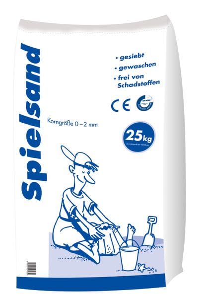 Hamann Mercatus GmbH Aktionsspielsand Spielsand Kinder Sandkasten Sand 25 kg - gesiebt & gewaschen -...