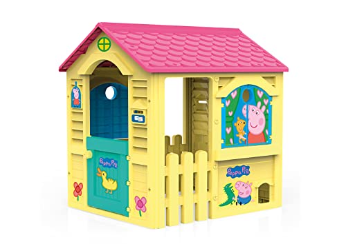 Chicos - Peppa Pig Spielhaus fur Kinder Outdoor | Robuster und langlebiger Kunststoff | Schnelle und...