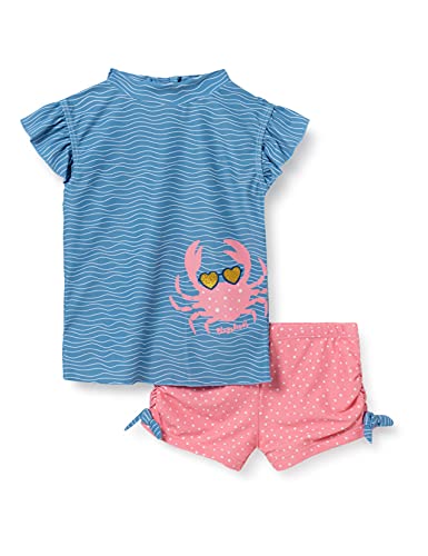 Playshoes Unisex Kinder Uv-schutz Bade-set Zweiteilig Schwimmshirt Badeshorts Badebekleidung, Krebs,...