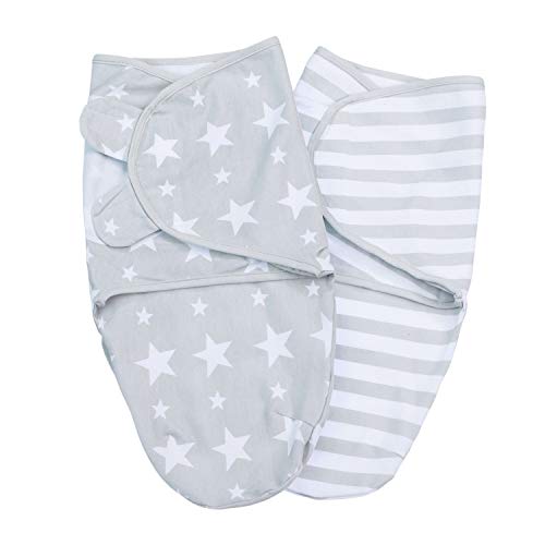 Lilly and Ben® Pucksack 2er Set I Baumwoll-Puckdecke in S/M (0-3 Monate) oder L (3-5 Monate) I Baby...