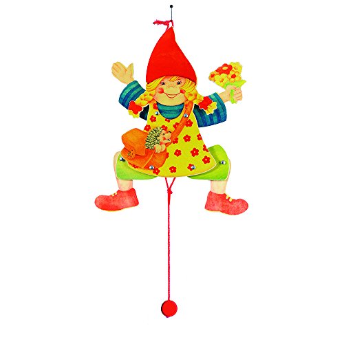 goki 53003 Jumping Jack Girl Spielzeug, mehrfarbig, S