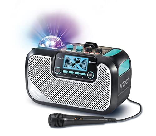 VTech SuperSound Karaoke – Karaoke-Box mit hochwertigem Klang, Mikrofon, Discokugel, tollen...