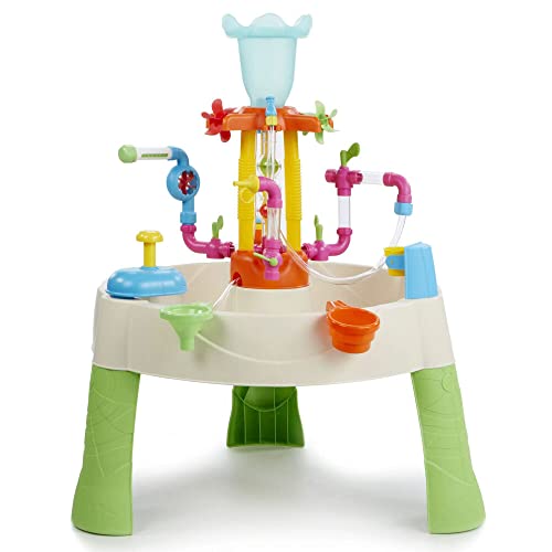 Little Tikes Fountain Factory Wassertisch, Garten-Spielzeug, Sicherer und Tragbarer Kindertisch,...