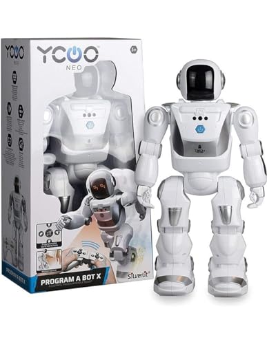 YCOO 88071 Programm A BOT X by Silverlit, Ferngesteuerter Roboter, programmierbar, Ton- und...