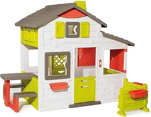 Smoby - Neo Friends Haus - Spielhaus für Kinder für drinnen und draußen, erweiterbar durch...