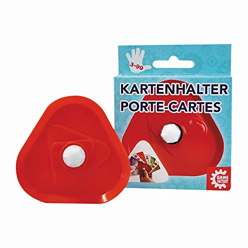 Game Factory 646198 Kartenhalter, sicherer Halt für Spielkarten, für Erwachsene und Kinder ab 3...