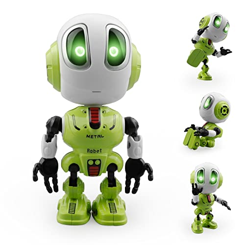 rc tech Roboter für Kinder, Sprechender Roboter Spielzeug mit Licht-Augen, 360° drehbares Gelenk,...