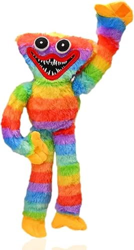 wiztex Hacki Backi Kuscheltier, 40cm Regenbogen Weiches und lustiges Plüschtier | Wurstmonster...