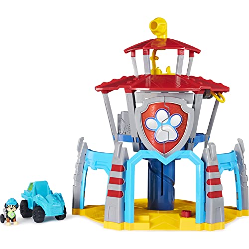 PAW Patrol Dino Rescue Hauptquartier-Spielset mit Geräuschen sowie exklusiver Rex-Figur und...