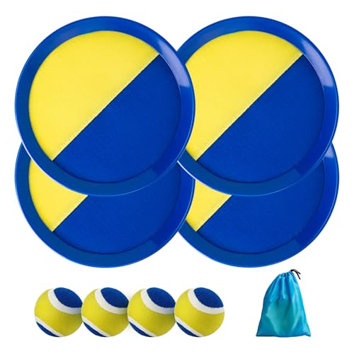 U&C Planet Klettballspiel Wurfspiel Wasserdicht Ball Kinder 3-12 Jahre 2er Set Strandbälle...