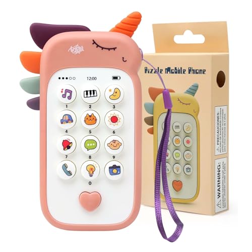 Bambebe Baby Handy Musikspielzeug ab 1 Jahr, Baby Spielzeug ab 1 Jahr, Spielhandy ab 6 9 Monate...