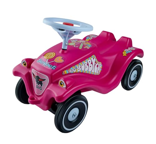 BIG-Bobby-Car-Classic Candy - Kinderfahrzeug mit Aufklebern in Candy Design, für Jungen und...