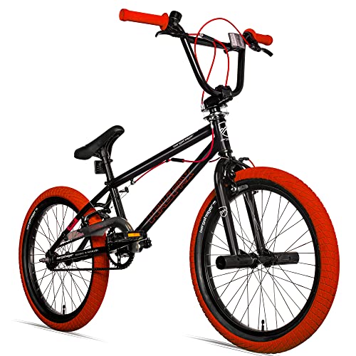 Bergsteiger Halifax 20 Zoll BMX, Fatbike, 360° Rotor-System, Freestyle, 2 Stahl Pegs, Kettenschutz,...