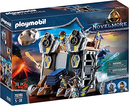 PLAYMOBIL Novelmore 70391 Mobile Katapultfestung, Für Kinder von 4-10 Jahren