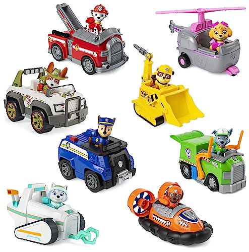 PAW PATROL Basis Fahrzeuge mit Figuren - Zufallsauswahl des Charakters - Dopplungen möglich