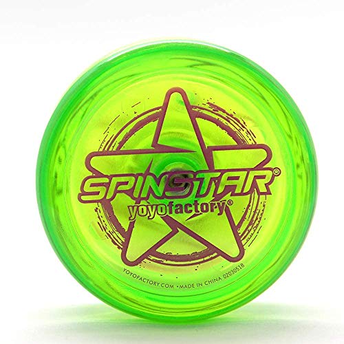 YoyoFactory SPINSTAR Yo-Yo - GRÜN (Ideal für Anfänger, Moderne Leistung YoYo, Schnur und...