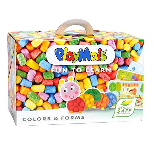 PlayMais FUN to LEARN Colors & Forms Bastel-Set für Kinder ab 3 Jahren I Motorik-Spielzeug mit 550...