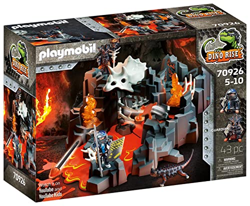 PLAYMOBIL Dino Rise 70926 Wächter der Lavaquelle, Mit mechanischen Fallen, Spielzeug für Kinder ab...