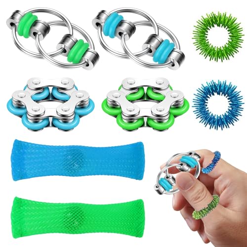 SPERMUOY Fidget Toys adhs Spielzeug,8 Stück Anti Stress Spielzeug,Fidget Spinners Toy Squeeze...