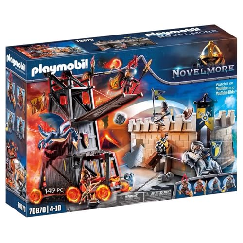 PLAYMOBIL® 70870 - Novelmore - Spielset, Angriff mit dem Kampfturm