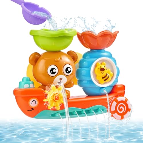 Badespielzeug, Badewannenspielzeug Kinder,Wasserspielzeug Kinder, Bär und Bee, badespielzeug Baby...
