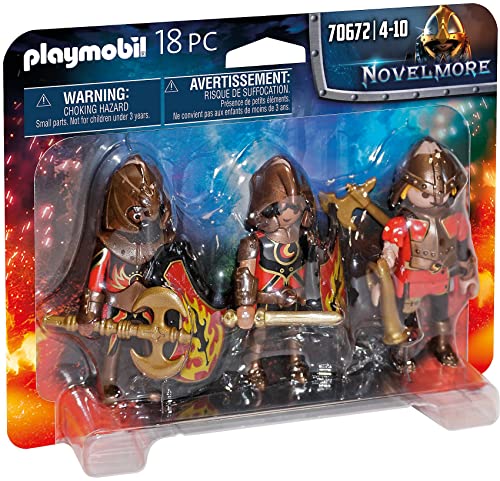 PLAYMOBIL Novelmore 70762 3er Set Burnham Raiders, Ab 4 Jahren